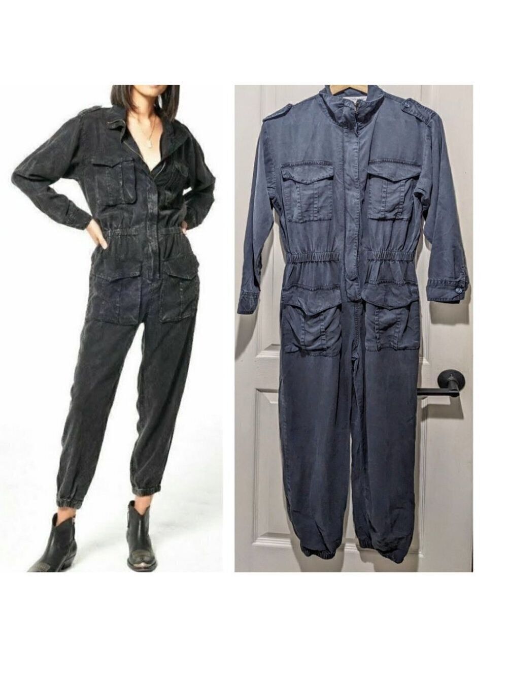 Young Fabulous and Broke | Flight suit in Midnight pigment